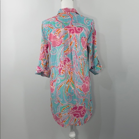 Lilly Pulitzer beach shirt dress/tunic - Picture 6 of 8